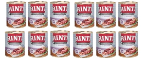 Rinti Kennerfleisch Schinken Nassfutter für Hunde - Schinken 12x800g