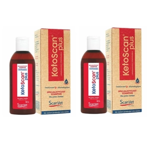 SCANVET Ketoscan plus 2x100ml (Ketoconazol+Chlorhexysin)