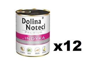 Dolina PRECIUM reich an Putenfleisch 12x800g