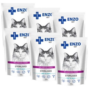 ENZO VET Sterilisiert mit Kalbfleisch in Sauce 6x100g