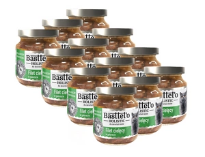 Basttet'o Holistic Kalbsfilet in Galette für Katzen 12x130g