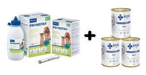 Virbac Pronefra 180ml + ENZO VET Renal 3x400g