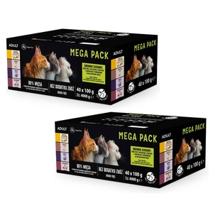 Pet Republic Nassfutter für Katzen Stücke in delikaten Sauce 80x100g