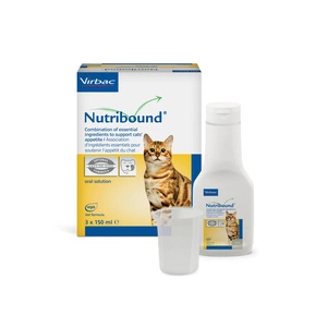 VIRBAC Nutribound Lösung zum Einnehmen für Katzen in der Rekonvaleszenz 3x150 ml-neue Version