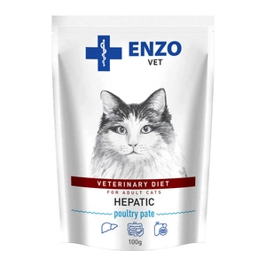 ENZO VET Hepatische Geflügelpastete für Katzen 100g