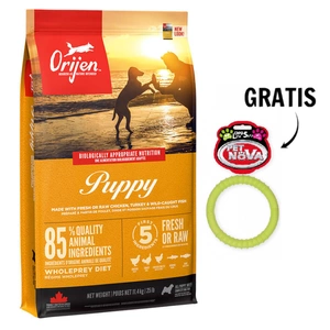 ORIJEN Dog Puppy 11,4kg + Ring für Hunde 9,5cm GRATIS!