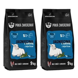 Paka Zwierzaka - Siebter Himmel - Lamm mit Zucchini (Lamm & Zucchini) „S“ 2x9kg