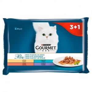 GOURMET Perle Adult Katzenfutter Mini Filets in Sauce 4x85g