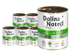 Dolina Noteci - PREMIUM reich an Wildbret 6x800g + Deckel für 800g-Dose GRATIS!