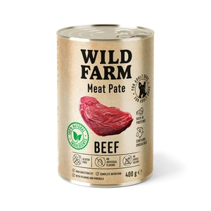 WILD FARM Pastete Rind 400g glutenfreies Hundefutter