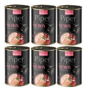 DOLINA NOTECI Piper für Katzen mit Lachs 6x400g