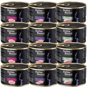 DOLINA NOTECI Premium für Katzen MIX 12x185g