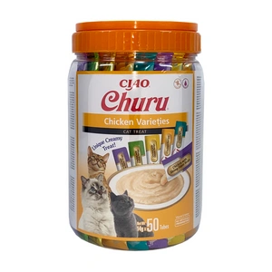 INABA Churu Diet für Katzen - Mix mit Huhn 50x14g