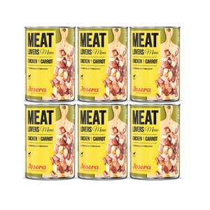 JOSERA Meatlovers Menu Hähnchen mit Karotten 6x400g