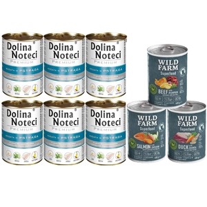 Dolina Noteci Premium Forelle 6x400g + Wild Farm Superfood MIX 3x400g