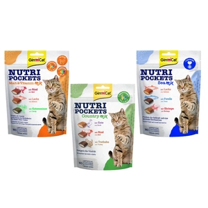GIMCAT NUTRI POCKETS MIX 3x150g