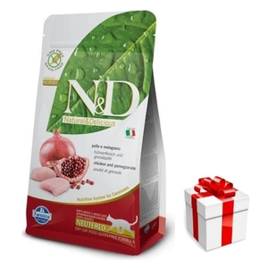 N&D PRIME CAT NEUTERED CHICKEN & POMEGRANATE ADULT 5kg + Überraschung für die Katze