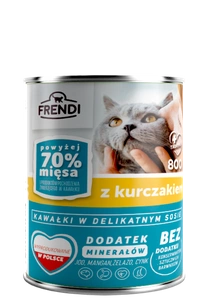 Frendi-Stücke in delikater Hühnersauce 800g für Katzen