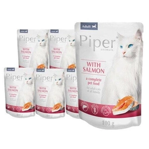 DOLINA NOTECI Piper für Katzen mit Lachs Beutel 10x100g
