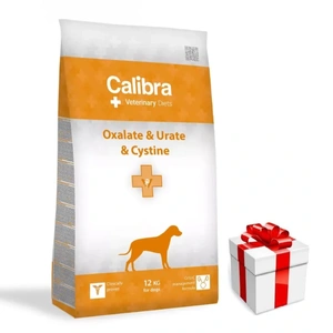 Calibra Veterinary Diets Dog  Oxalat, Urin, Cystin 12kg + Überraschung für den Hund