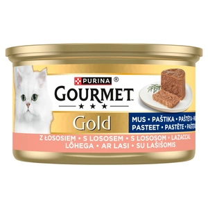 Purina Gourmet Gold Mousse mit Lachs 85g
