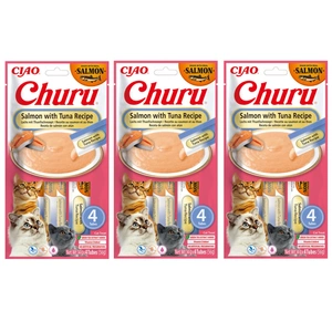 INABA CAT CHURU Lachs mit Thunfisch 12xx14g