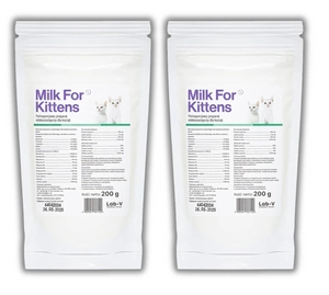 Lab-v Katzenmilch – Alleinfuttermittel als Muttermilchersatz 2x200 g