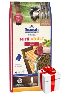 bosch Mini Adult Lamm & Reis 15kg +Überraschung für den Hund