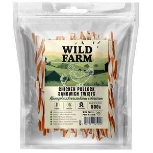 WILD FARM Huhn und Kabeljau Sandwich 500g Hundeleckerli