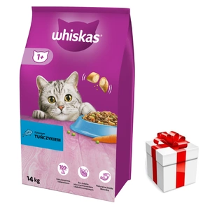 WHISKAS Tuna Katzenfutter 14kg + Überraschung für die Katze