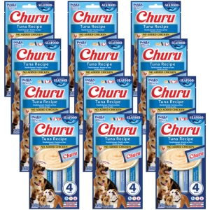 INABA Dog Churu (auf Fischbasis) Thunfisch-Rezeptur 12x(4x14g)