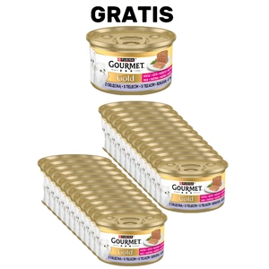 Purina Gourmet Gold Kitten Mousse für Kätzchen mit Kalbfleisch 24x85g