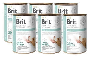 BRIT GF veterinärmedizinische Diäten Hund Struvite 6x400g Nassfutter für Hunde
