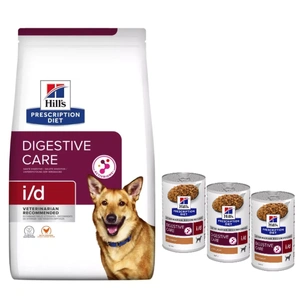 HILL'S PD Prescription Diet Canine i/d 12kg + HILL'S PD Prescription Diet Canine i/d 3x360g
