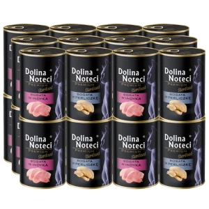 DOLINA NOTECI Premium für sterilisierte Katzen reich an Truthahn/Perlhuhn 24x400g