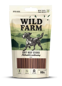 WILD FARM Rindersticks 80g Hundeleckerli