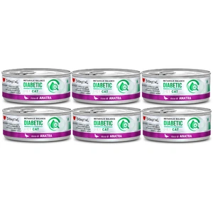 Disugual Veterinary Katzennassfutter DIABETIC Ente (Erwachsene) 6x85g