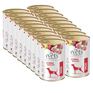 4 Vets für Hunde Renal 18x400g