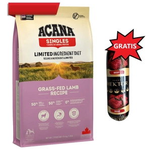 ACANA SINGLES Grasgefüttertes Lamm Hund 11.4kg + Hektor 900g GRATIS!