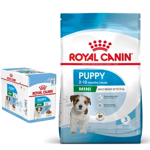 Royal Canin Mini Puppy 8kg + ROYAL CANIN Mini Puppy 12x85g