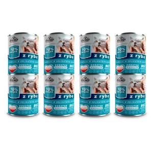 Frendi-Stücke in delikater Sauce mit Fisch 8x800g für Katzen