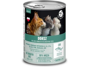 PetRepublic Stücke in Sauce mit Kabeljau 400g für Katzen