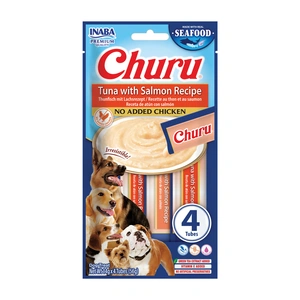 INABA Dog Churu (Fischbasis) Lachs veget 4x14g (56g)