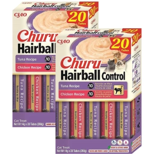 INABA Churu Hairball Control für Katzen - 2x(20x14g)
