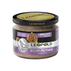 Leopold Huhn und Karotte Fleisch Hundefutter 6x300g