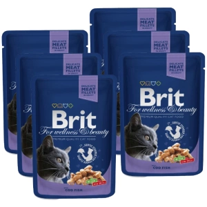 BRIT Cat Fish Kabeljau 6x100g