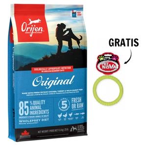 ORIJEN Original Dog 11,4kg + Ring für Hunde 9,5cm GRATIS!