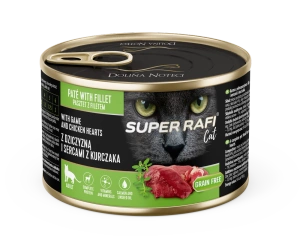 DOLINA NOTECI Super Rafi Cat P&F mit Wildfleisch und Hühnerherzen 185g