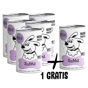 PEPE MONO PROTEIN Kaninchen 5x400g+1 GRATIS !!!