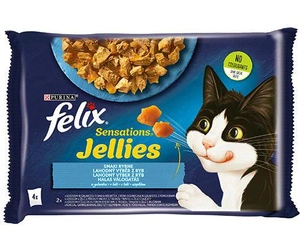 FELIX Sensations Fischgeschmacksrichtungen in Gelee 4x85g